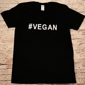 #VEGAN Graphic Tee (Black) Ladies & Unisex Sizes